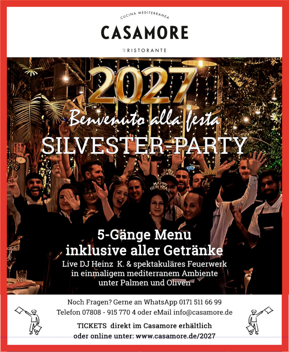 Casamore Silvester Party Offenburg Lahr Hohberg